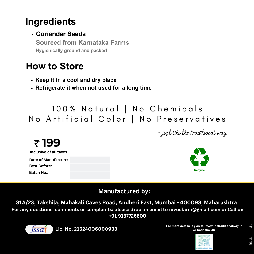 100% Natural Coriander Powder - Image 7