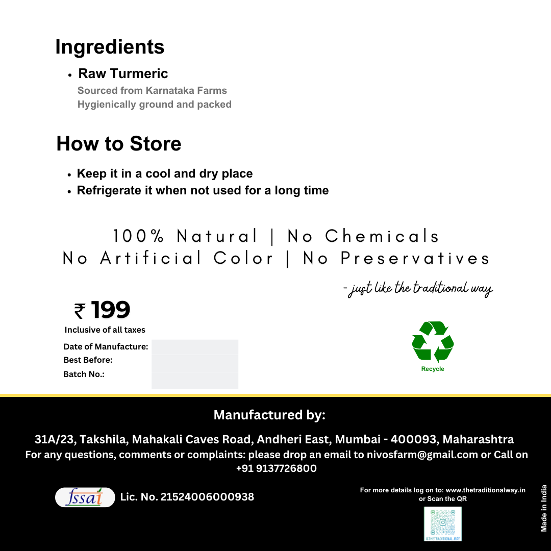 100% Natural Turmeric Powder - Image 7