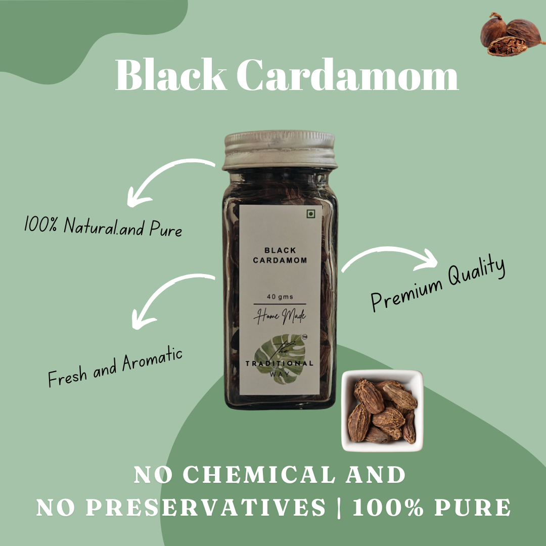 100% Natural Black Cardamom (Badi Elaichi) - Image 2