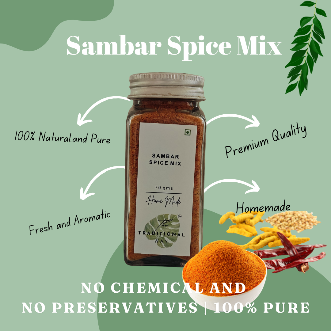 100% Natural Sambar Spice Mix - Image 2