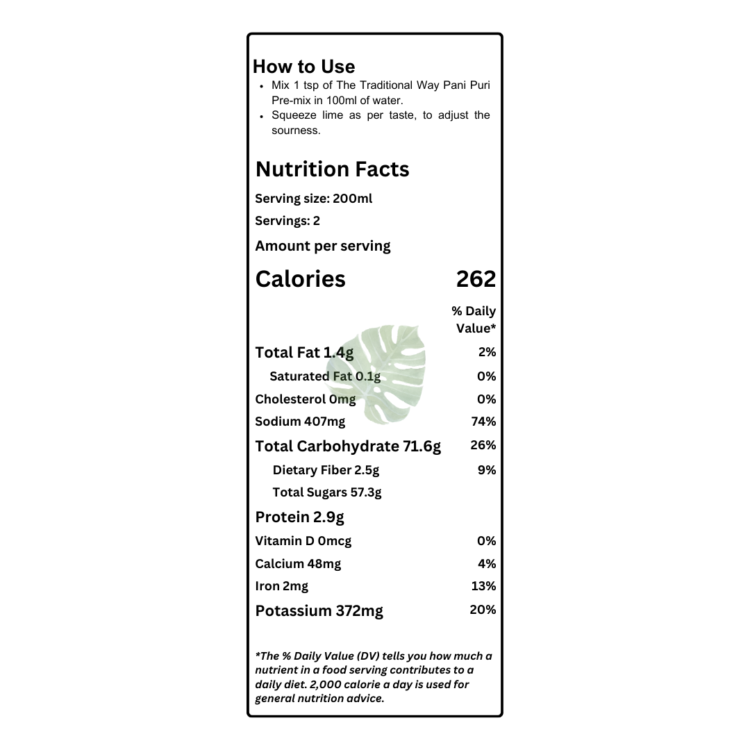 100% Natural Pani Puri Pre-mix Pack of 3 - Image 8