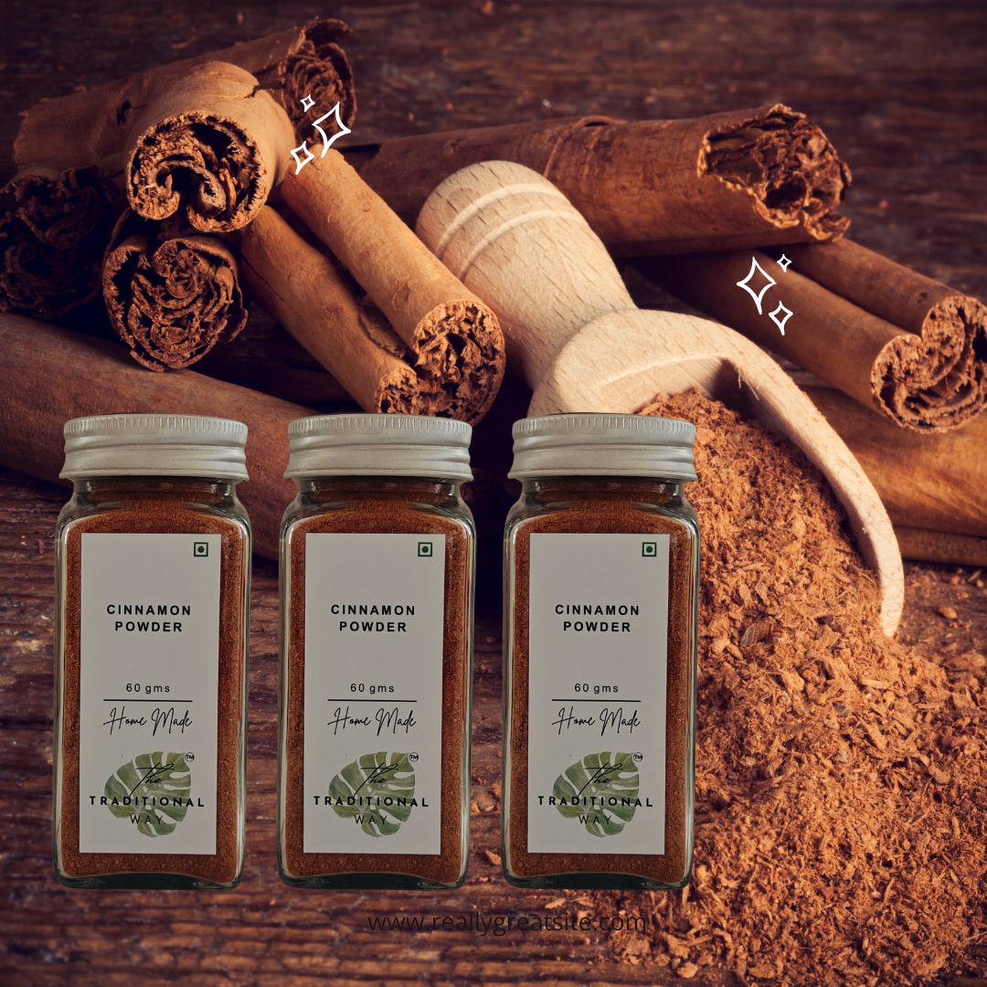 100% Natural Cinnamon Powder Pack of 3