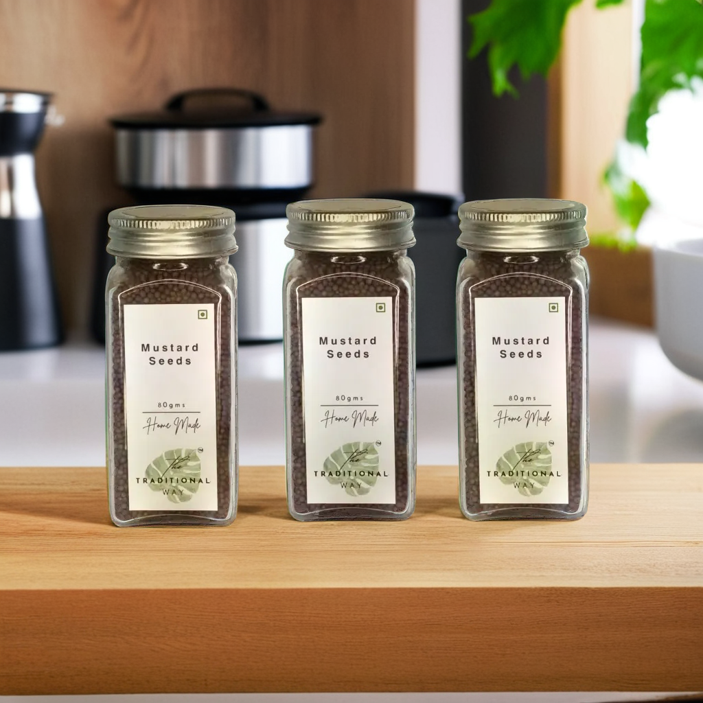 100% Natural Mustard Seeds Pack of 3
