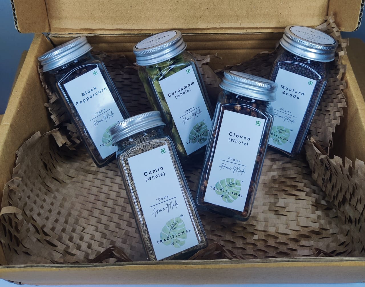 100% Natural Whole Spice Box